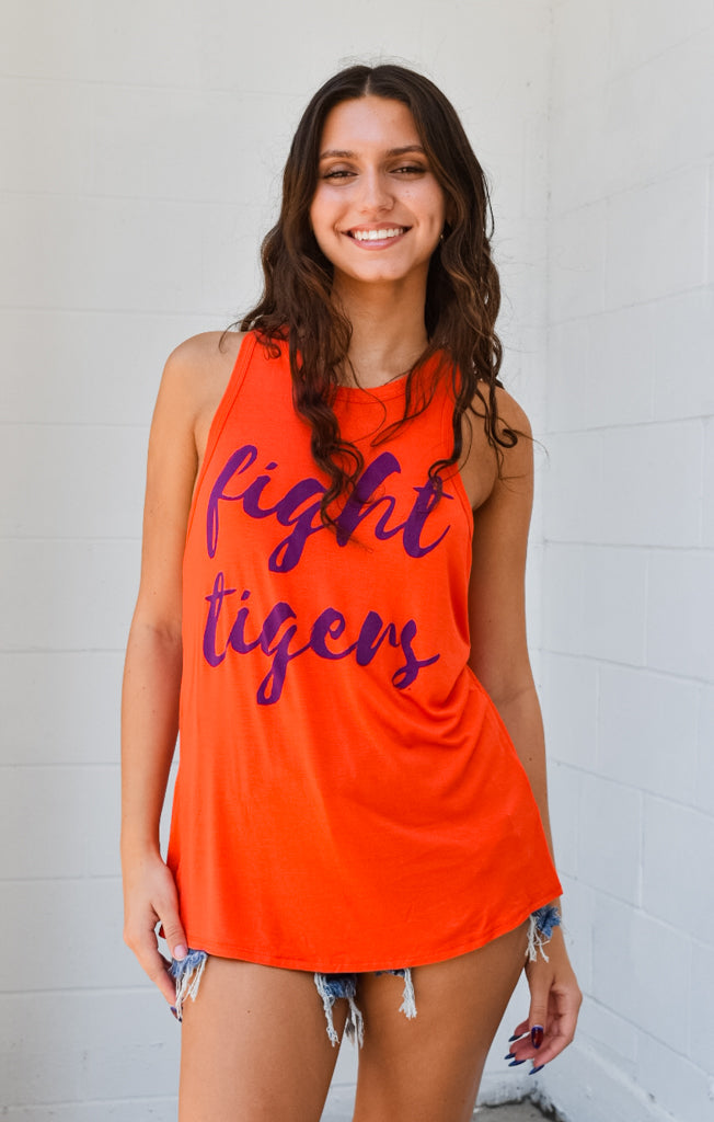 Fight Tigers Legend Open Back Tank