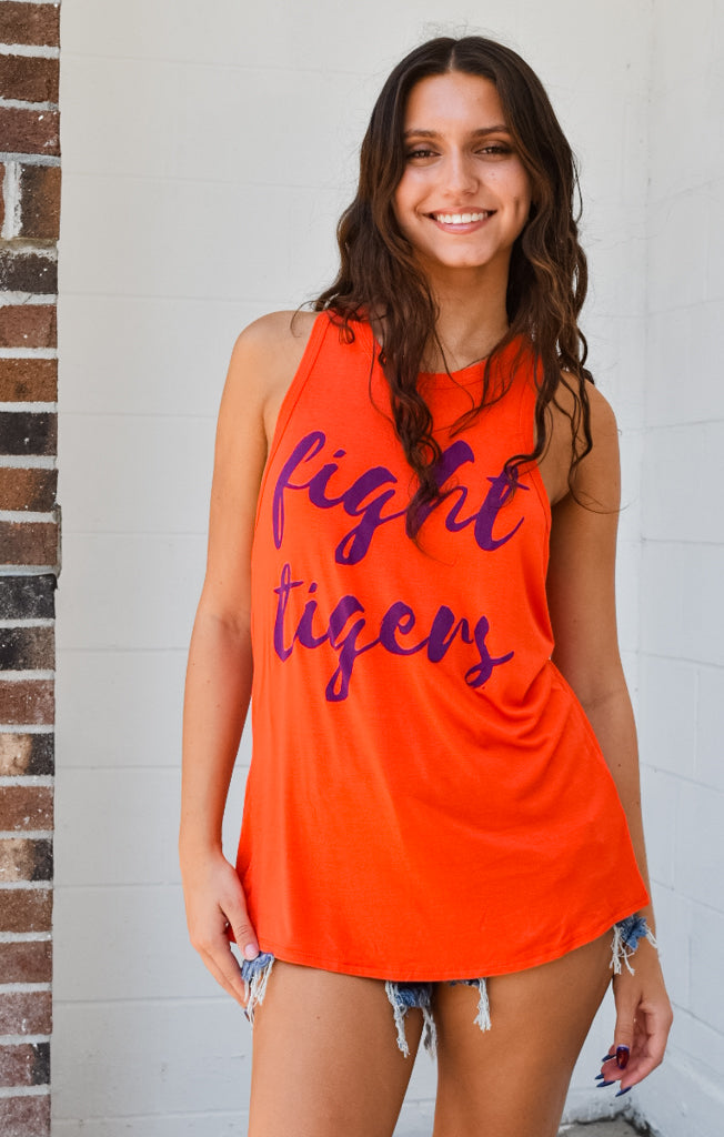 Fight Tigers Legend Open Back Tank