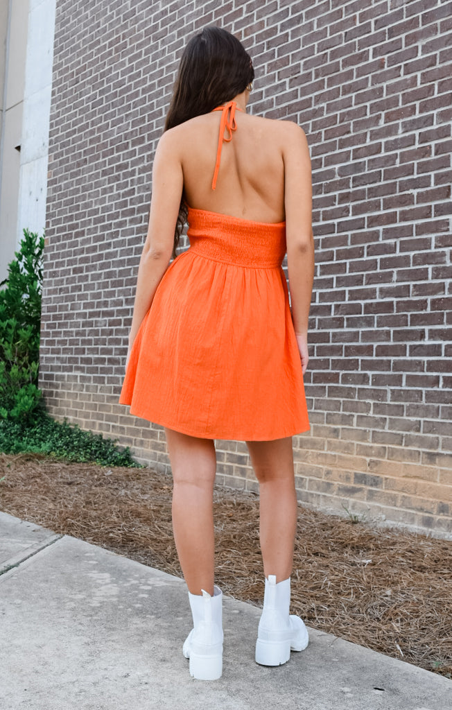 The Game Day Halter Mini (Orange)