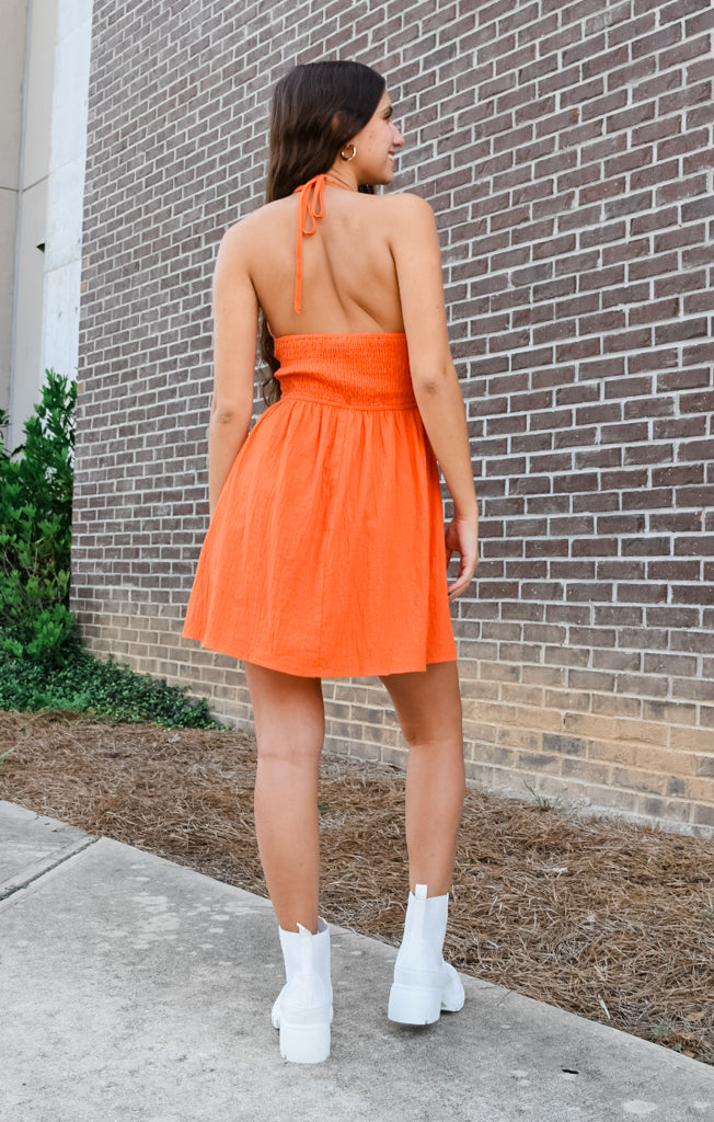 The Game Day Halter Mini (Orange)