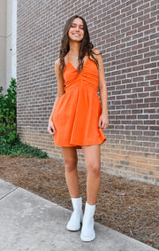 The Game Day Halter Mini (Orange)