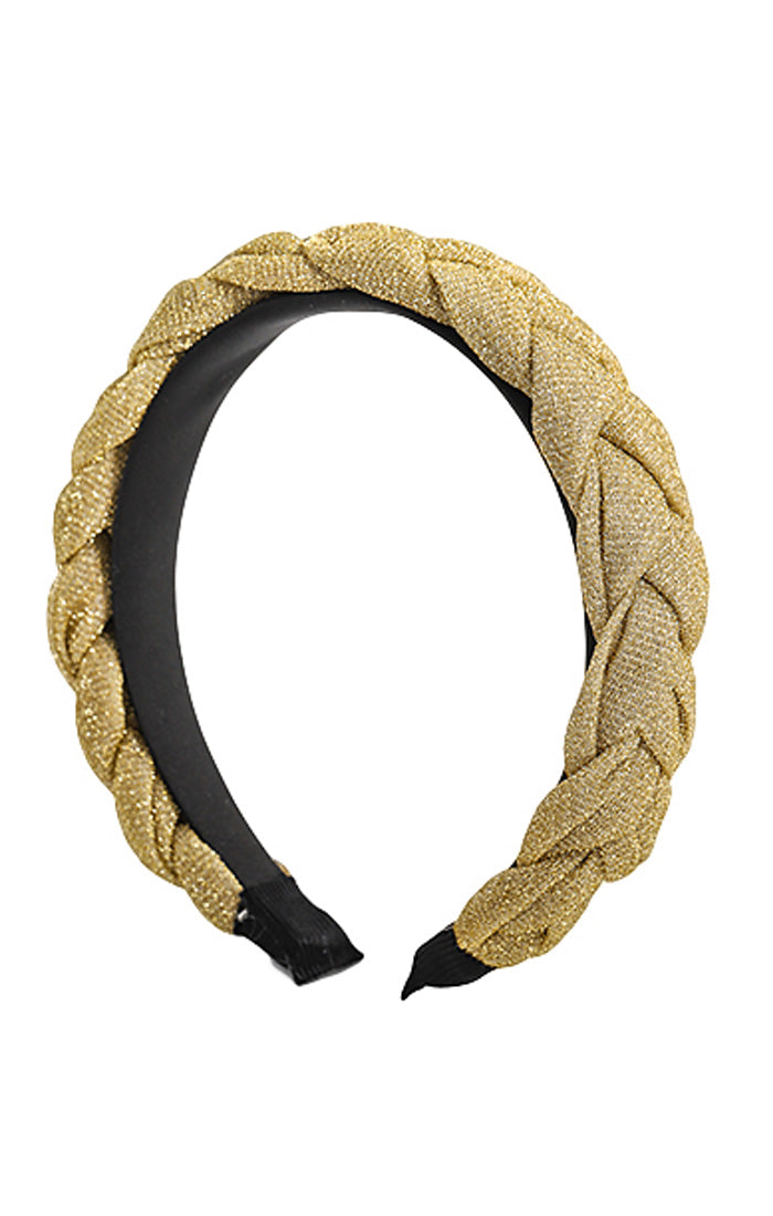 The Game Day Glitter Headband (Gold)