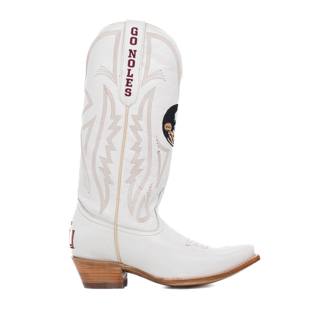 The FSU "Carrie" Western Boot (Ivory)