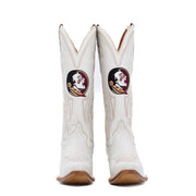 The FSU "Carrie" Western Boot (Ivory)