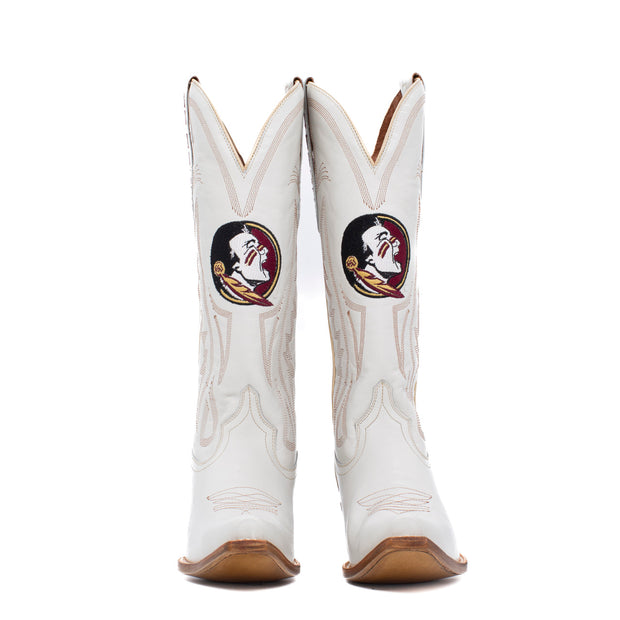 The FSU "Carrie" Western Boot (Ivory)