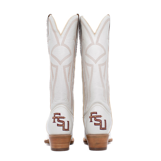 The FSU "Carrie" Western Boot (Ivory)