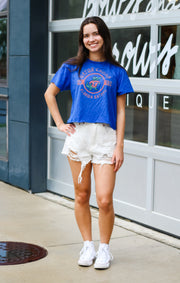 The Erin Gator Chomp Cropped Tee