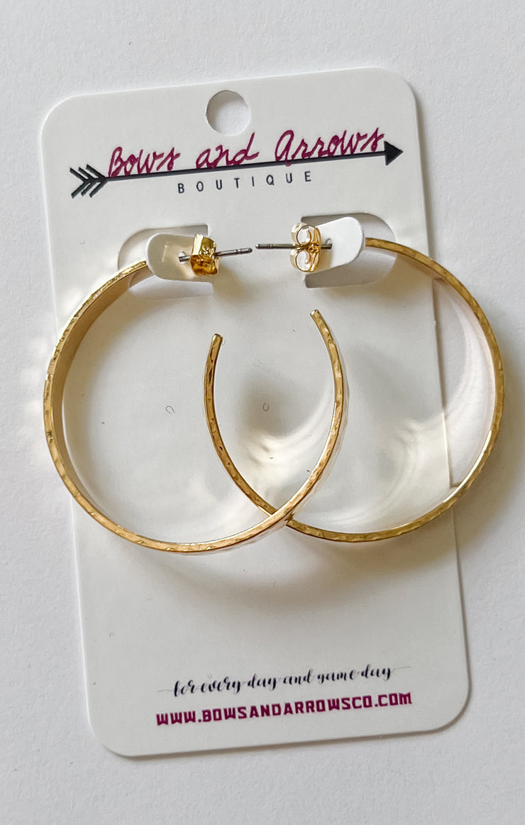 The Hammer Dipped Hoops (Gold)