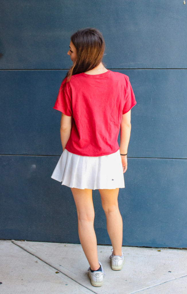 The Erin #1 1993 Champs Vintage Cropped Tee (Garnet)