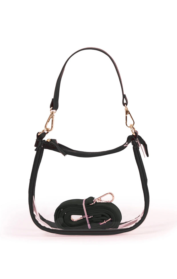The Clara Clear Purse (Black)