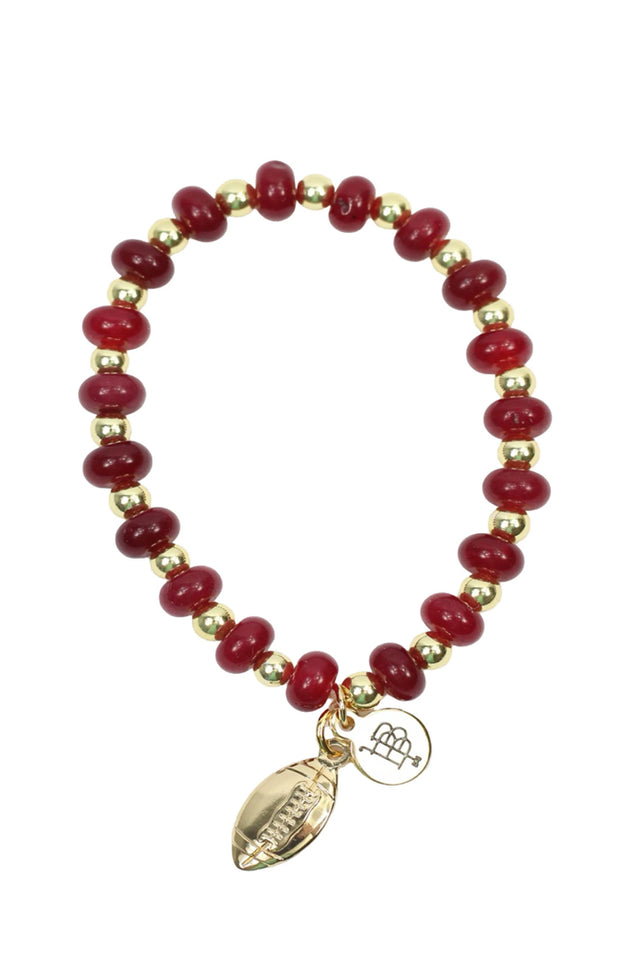 The Annie Stacker Bracelet (Football Charm)