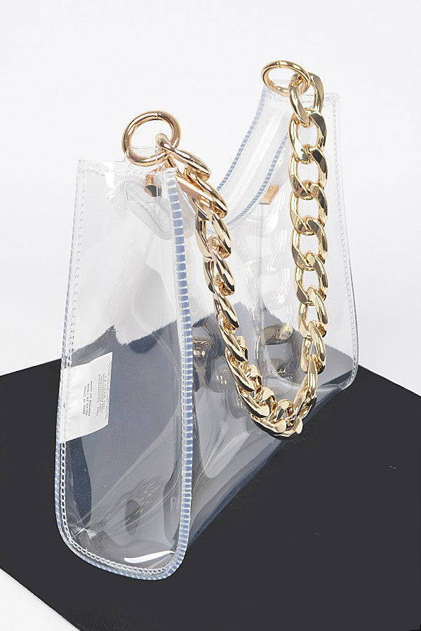 The Big Chain Clear Bag