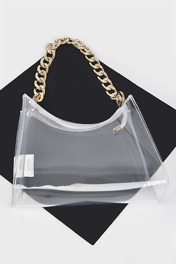 The Big Chain Clear Bag