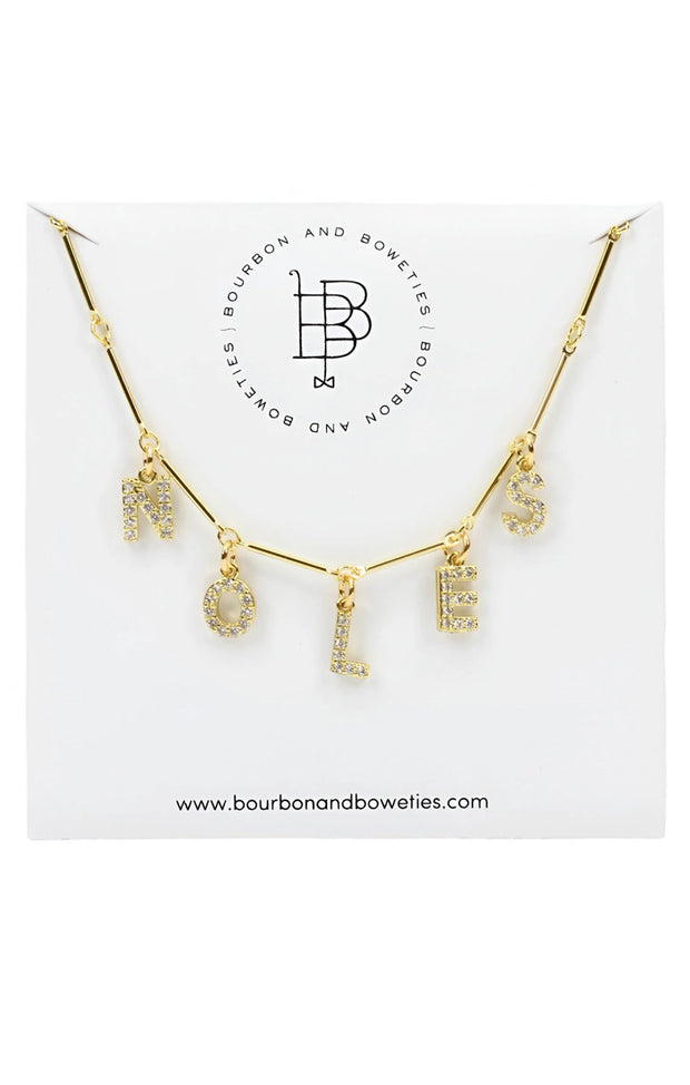 Bourbon and Boweties - The 'Noles Necklace