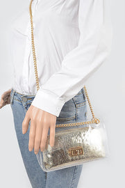 The Mini Chain Clear Clutch