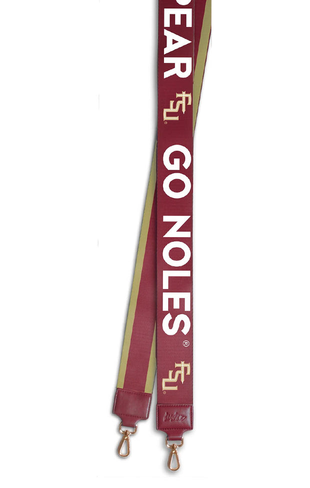 The FSU Go 'Noles Garnet Purse Strap (2 inches)