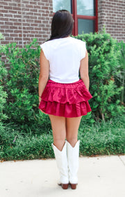 The Fear the Spear Cap Sleeve Crop