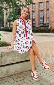 The 'Noles Poplin Tank Dress