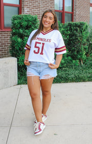 The Florida State Cropped Football Jersey (White)