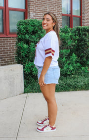 The Florida State Cropped Football Jersey (White)