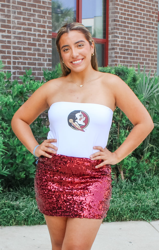 The Seminoles Tube Top (White)