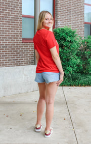 The Florida State Traditions Vintage Boyfriend Tee (Vintage Garnet)