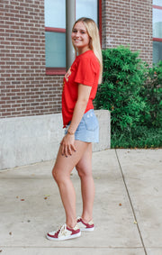 The Florida State Traditions Vintage Boyfriend Tee (Vintage Garnet)