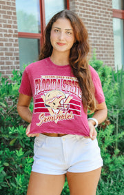 The Florida State "Trilogy" Vintage Wash Crop Tee