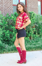 The FSU Seminoles Sequin Repeat Tee