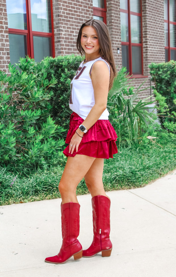 The FSU Sequin Basketball Jersey Tank