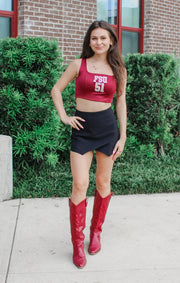 The FSU Jersey Corset Top