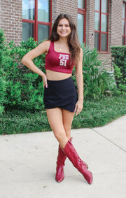 The FSU Jersey Corset Top