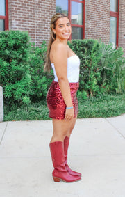 The Florida State Sequin Mini Skirt