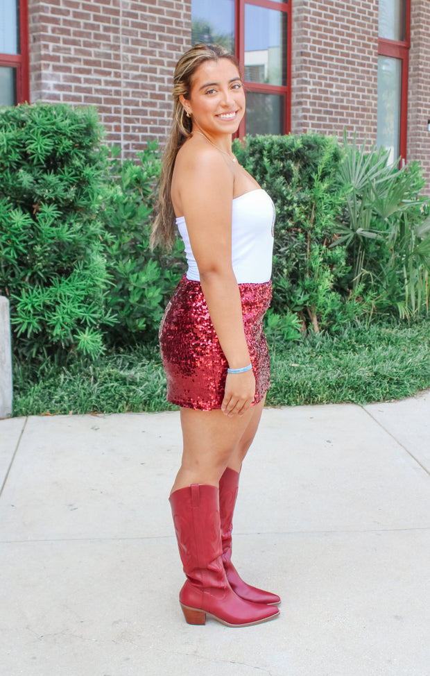 The Florida State Sequin Mini Skirt