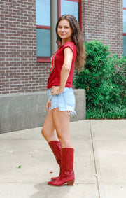 The Classic Seminole Vintage Shrunken Tee (Garnet)