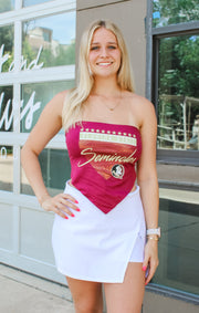 The Seminole Tie Back Bandeau