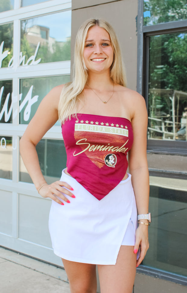 The Seminole Tie Back Bandeau