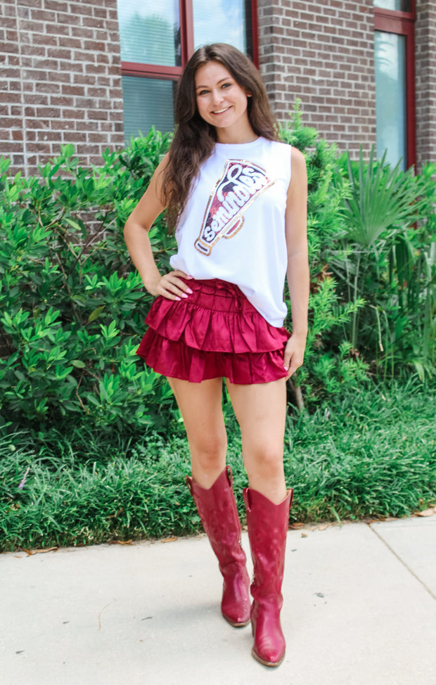 The Seminoles Sequin Muscle Tank