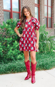 The Seminoles Poplin Dress