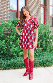 The Seminoles Poplin Dress