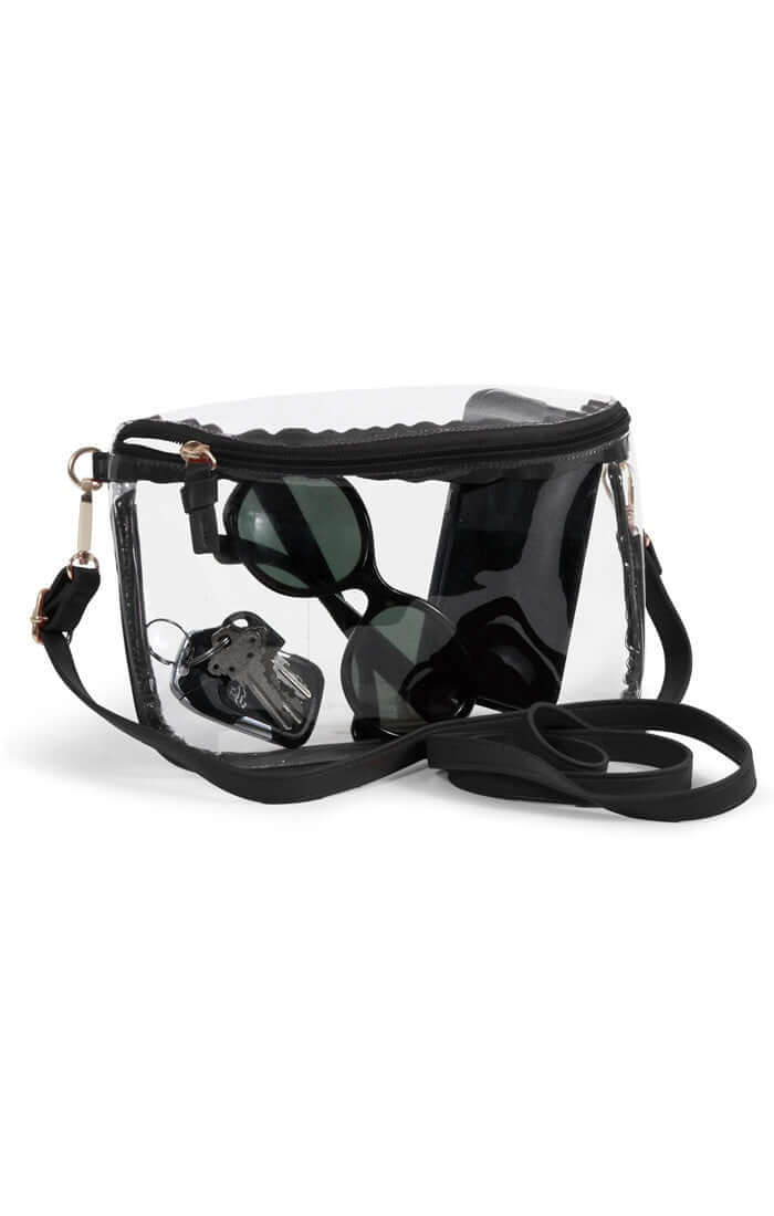 The Lexi Clear Purse (Black)