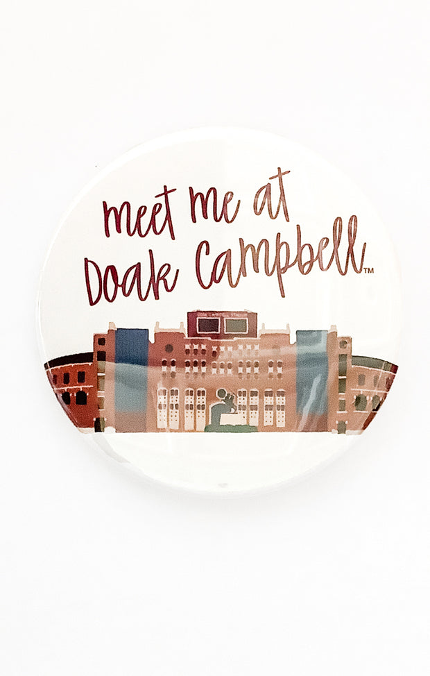 The "Meet me at Doak" Game Day Pin