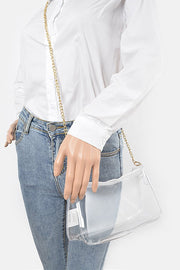 The Mini Chain Clear Shoulder Bag