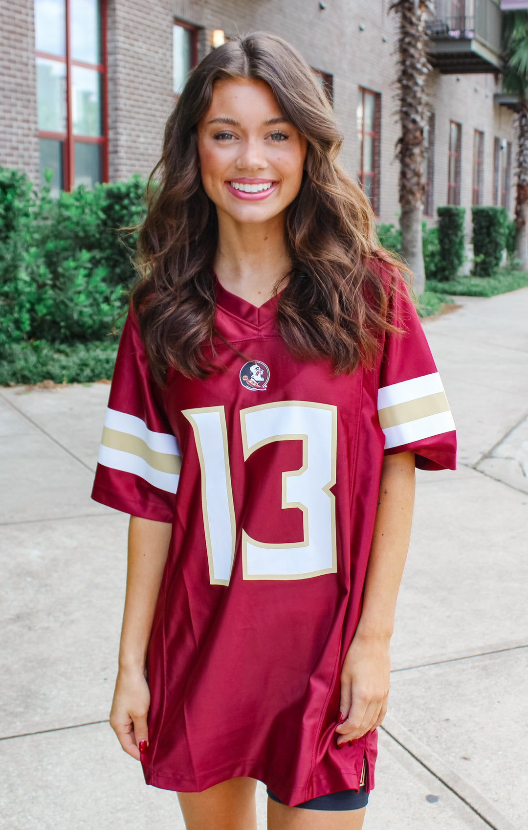 Florida State Seminoles Women s Apparel Retro Brand The Jordan Travis Football Jersey Garnet S