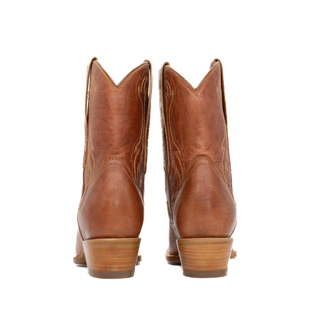The FSU "Sarah" Shorty Western Boot (Tan)