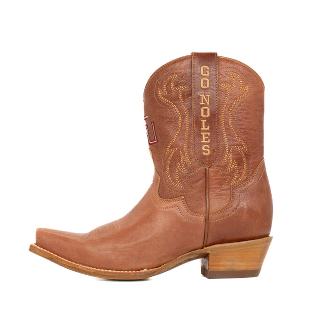 The FSU "Sarah" Shorty Western Boot (Tan)