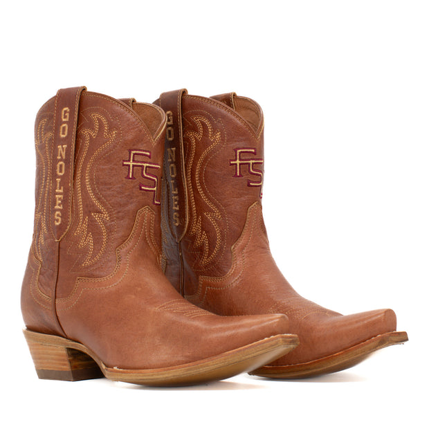 The FSU "Sarah" Shorty Western Boot (Tan)
