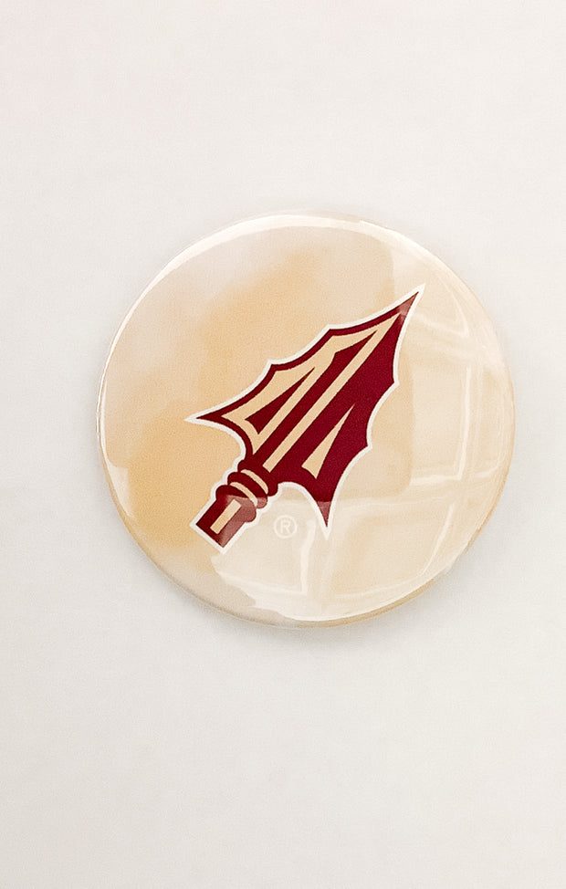 The "Watercolor Spear" Game Day Pin