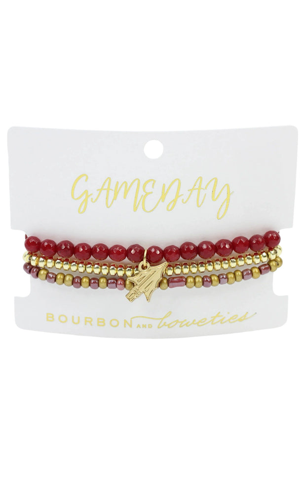 The Game Day Stretchy Stacks (FSU Spear)