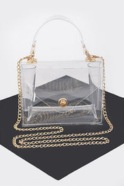 The Top Handle Clear Crossbody Bag